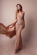 feminine long dress